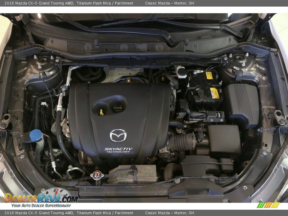 2016 Mazda CX-5 Grand Touring AWD Titanium Flash Mica / Parchment Photo #27