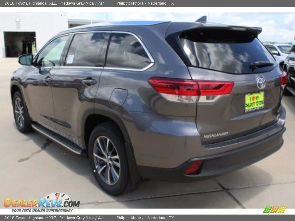 2018 Toyota Highlander XLE Predawn Gray Mica / Ash Photo #6