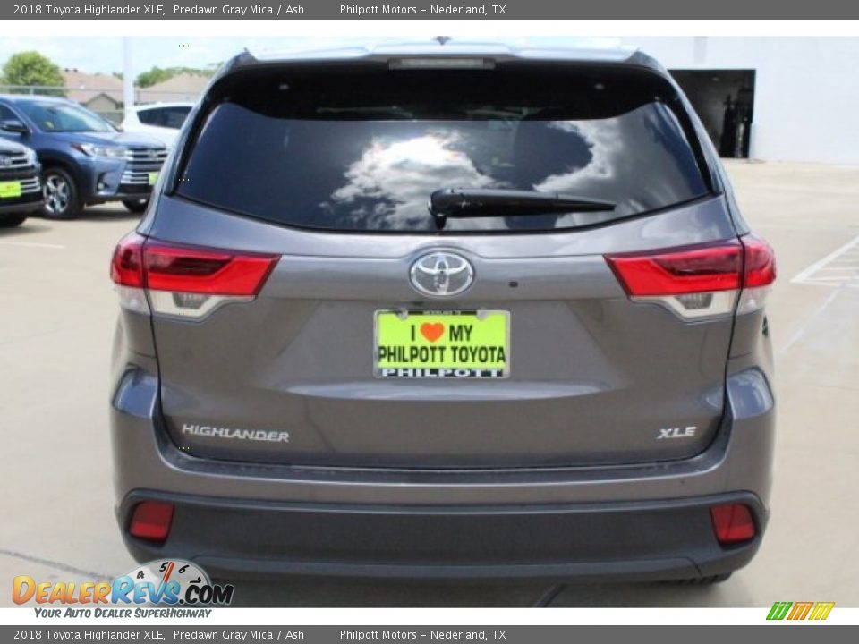 2018 Toyota Highlander XLE Predawn Gray Mica / Ash Photo #7