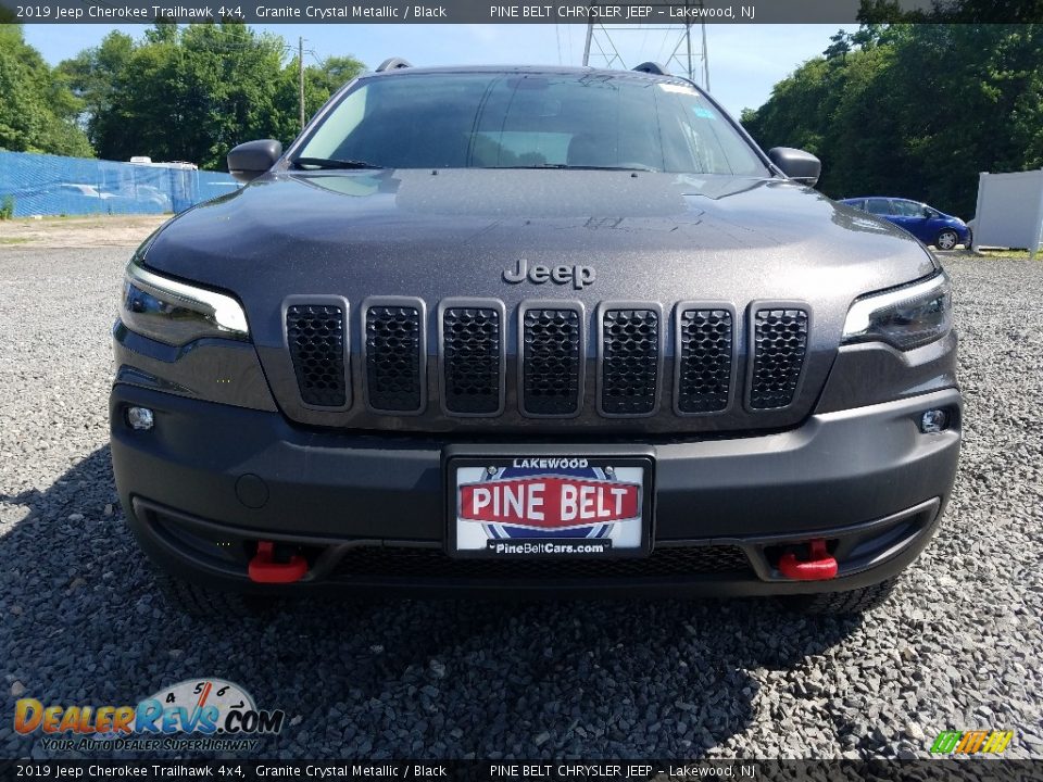 2019 Jeep Cherokee Trailhawk 4x4 Granite Crystal Metallic / Black Photo #2