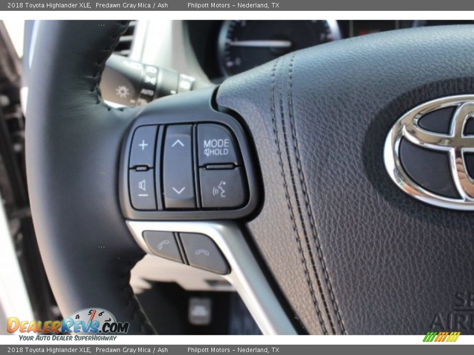 2018 Toyota Highlander XLE Predawn Gray Mica / Ash Photo #21