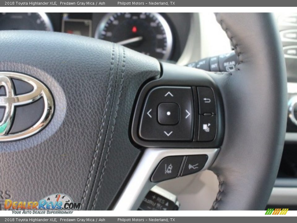 2018 Toyota Highlander XLE Predawn Gray Mica / Ash Photo #22