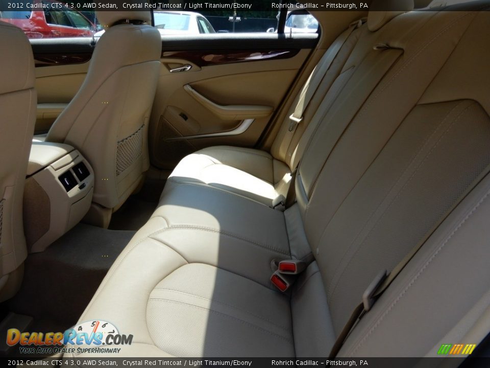 2012 Cadillac CTS 4 3.0 AWD Sedan Crystal Red Tintcoat / Light Titanium/Ebony Photo #12