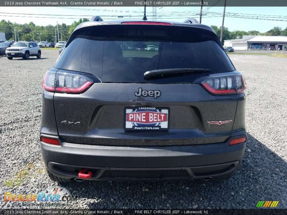 2019 Jeep Cherokee Trailhawk 4x4 Granite Crystal Metallic / Black Photo #5