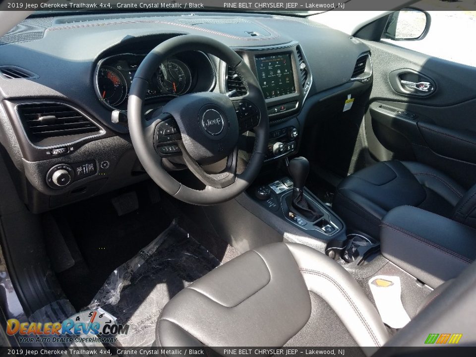 2019 Jeep Cherokee Trailhawk 4x4 Granite Crystal Metallic / Black Photo #7