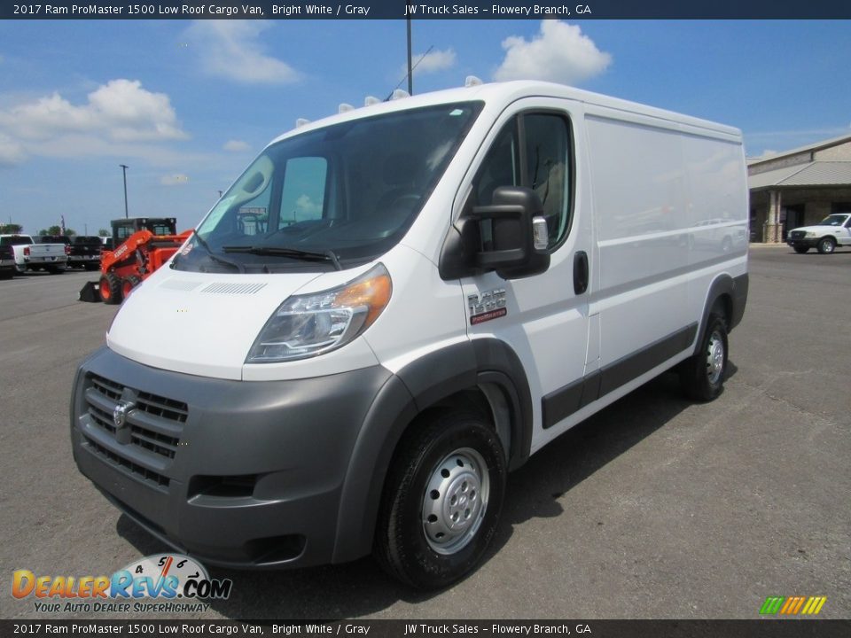2017 Ram ProMaster 1500 Low Roof Cargo Van Bright White / Gray Photo #1