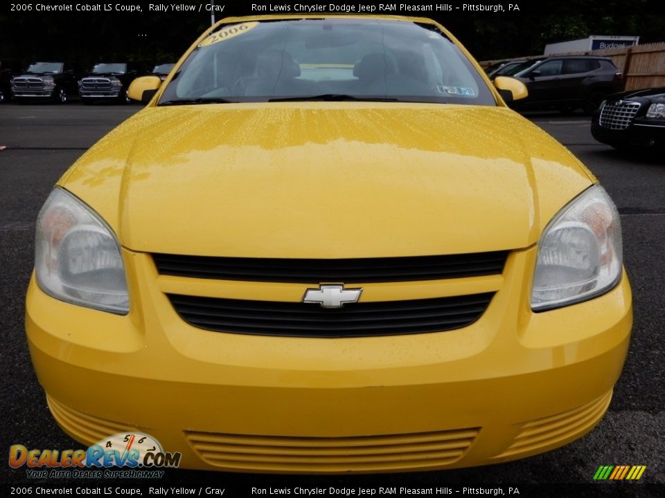 2006 Chevrolet Cobalt LS Coupe Rally Yellow / Gray Photo #8