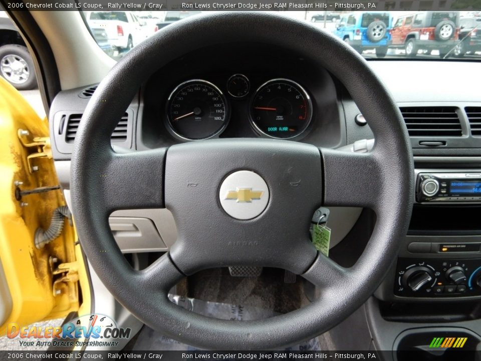 2006 Chevrolet Cobalt LS Coupe Rally Yellow / Gray Photo #15