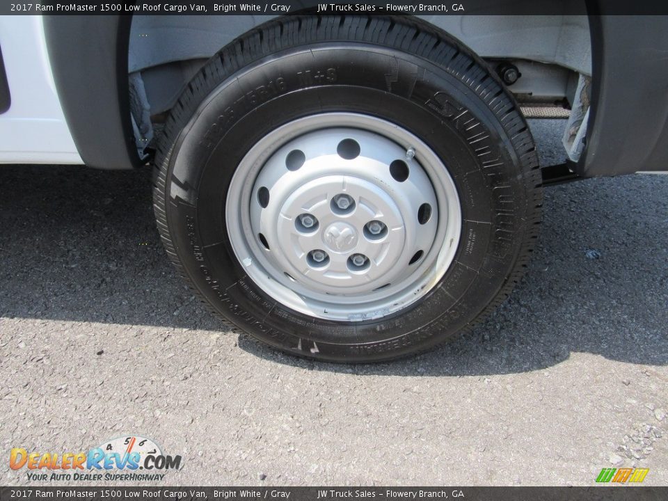 2017 Ram ProMaster 1500 Low Roof Cargo Van Bright White / Gray Photo #32