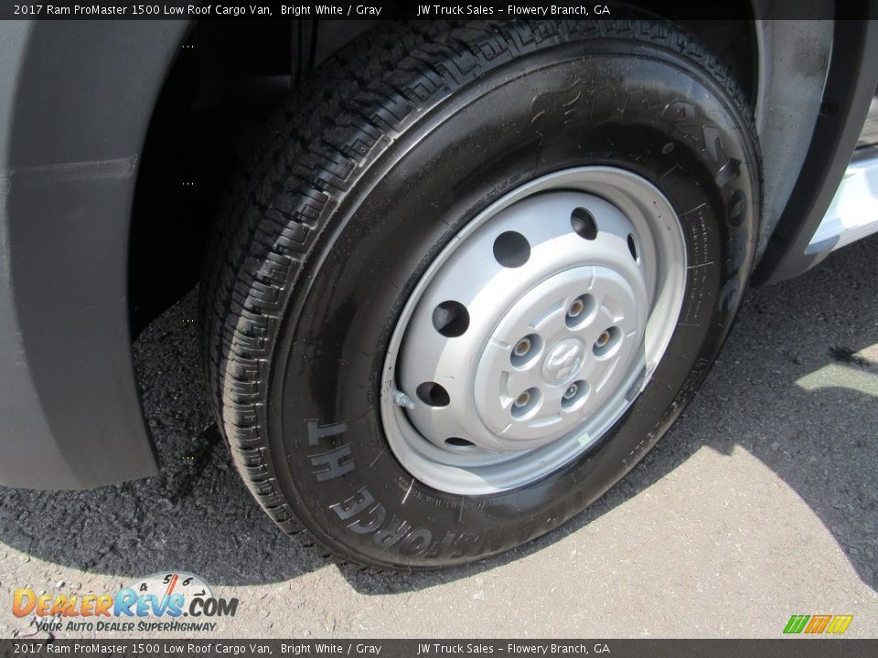2017 Ram ProMaster 1500 Low Roof Cargo Van Bright White / Gray Photo #34