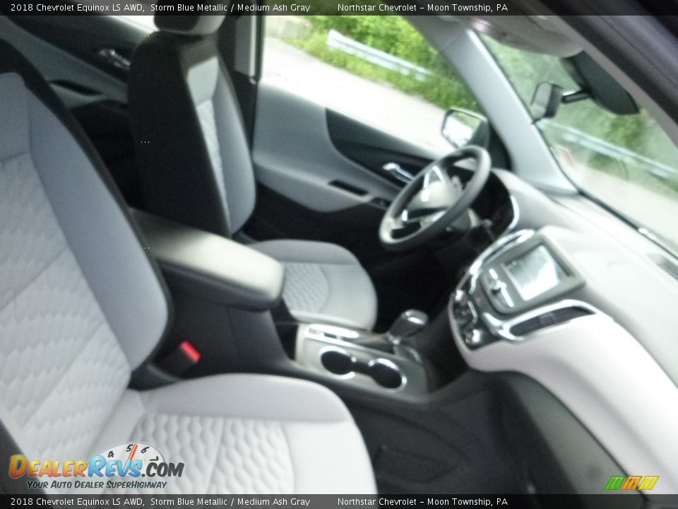 2018 Chevrolet Equinox LS AWD Storm Blue Metallic / Medium Ash Gray Photo #10