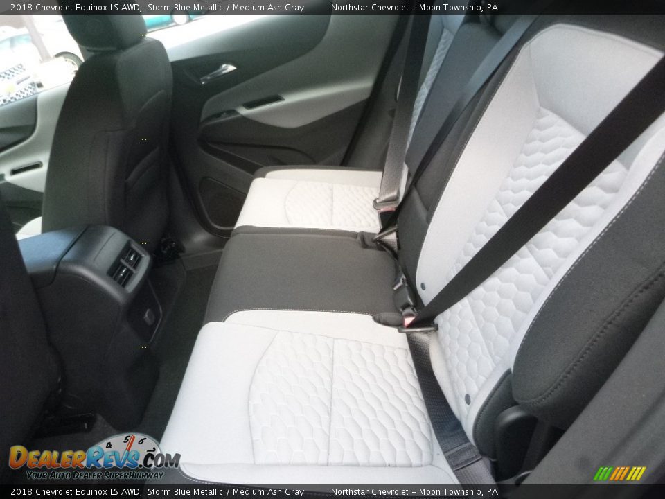 2018 Chevrolet Equinox LS AWD Storm Blue Metallic / Medium Ash Gray Photo #13