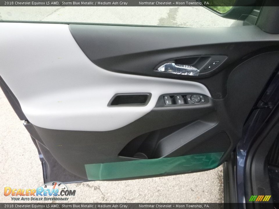 2018 Chevrolet Equinox LS AWD Storm Blue Metallic / Medium Ash Gray Photo #15