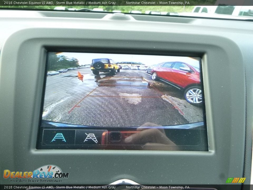 2018 Chevrolet Equinox LS AWD Storm Blue Metallic / Medium Ash Gray Photo #19