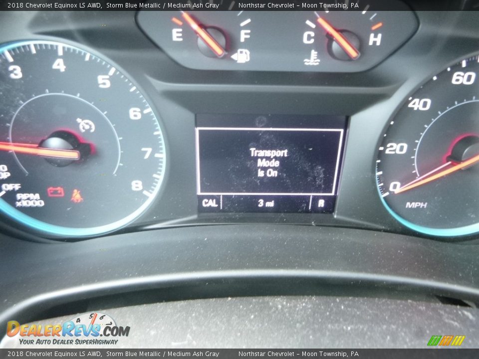 2018 Chevrolet Equinox LS AWD Storm Blue Metallic / Medium Ash Gray Photo #20