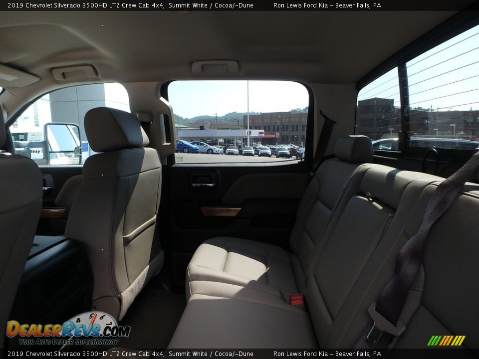 2019 Chevrolet Silverado 3500HD LTZ Crew Cab 4x4 Summit White / Cocoa/­Dune Photo #11