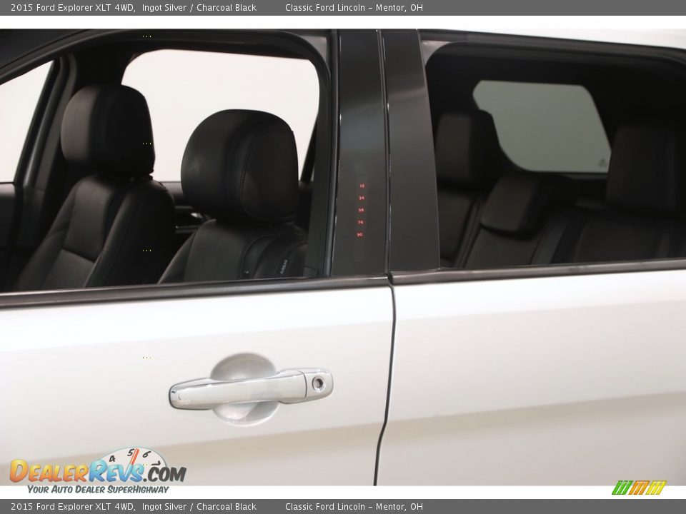 2015 Ford Explorer XLT 4WD Ingot Silver / Charcoal Black Photo #4