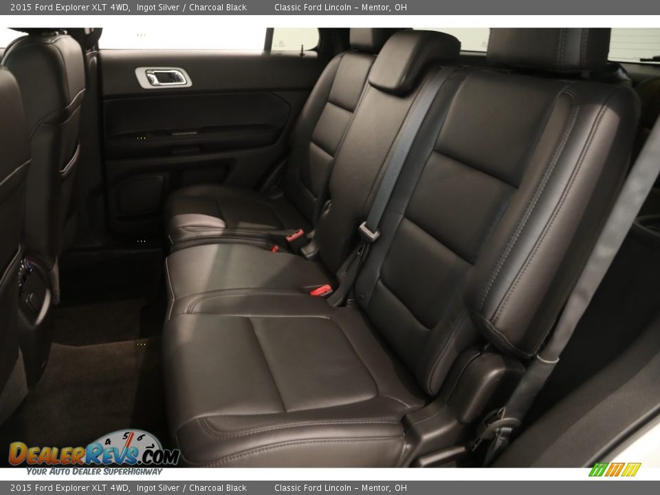 2015 Ford Explorer XLT 4WD Ingot Silver / Charcoal Black Photo #19