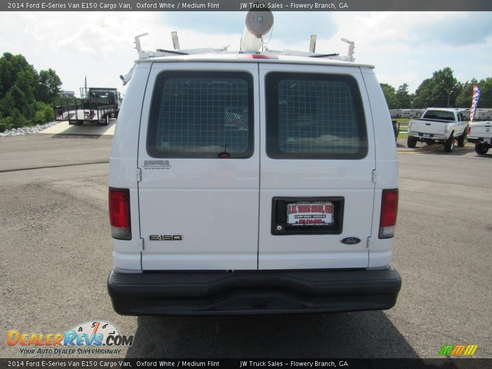 2014 Ford E-Series Van E150 Cargo Van Oxford White / Medium Flint Photo #5