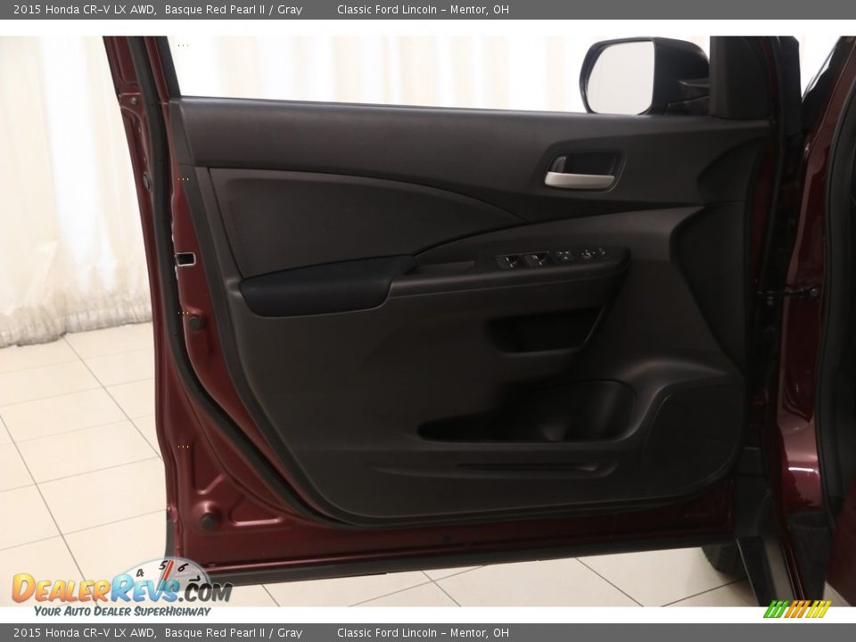 2015 Honda CR-V LX AWD Basque Red Pearl II / Gray Photo #4