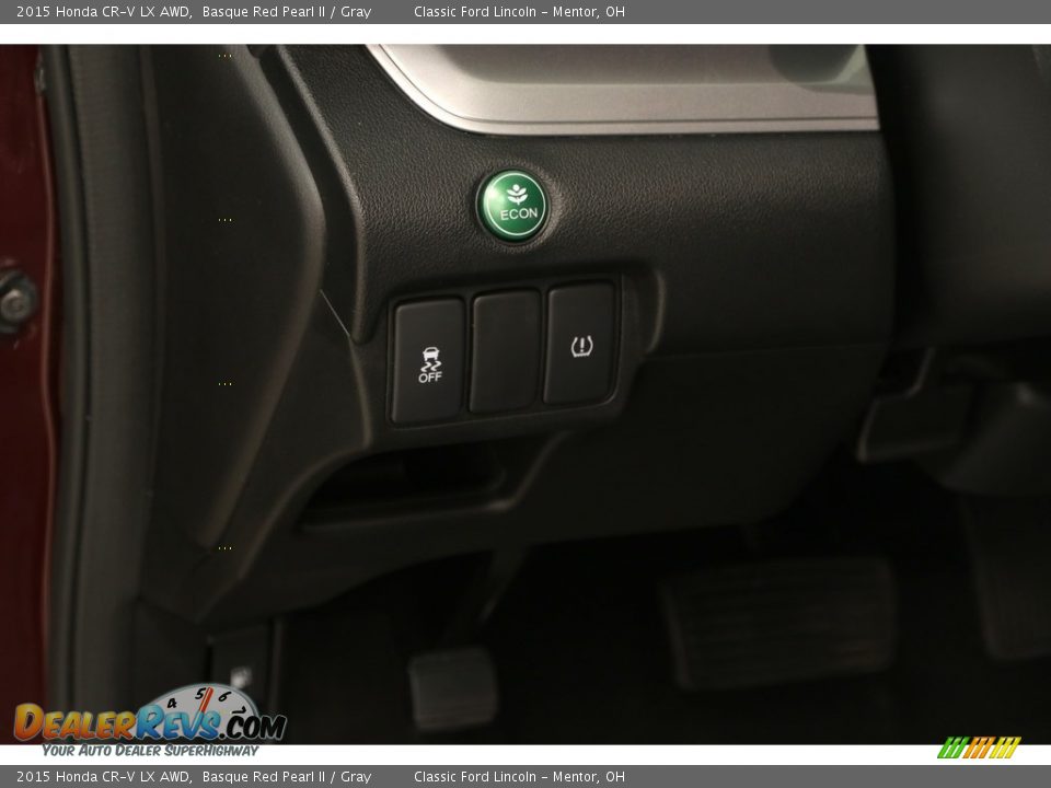 2015 Honda CR-V LX AWD Basque Red Pearl II / Gray Photo #5