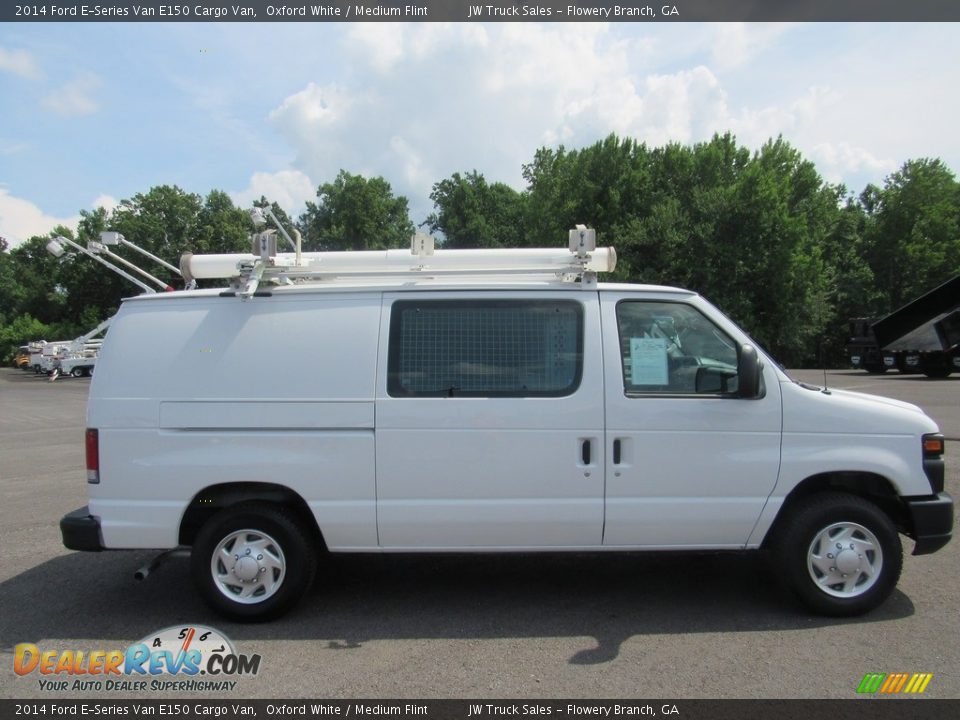 2014 Ford E-Series Van E150 Cargo Van Oxford White / Medium Flint Photo #8