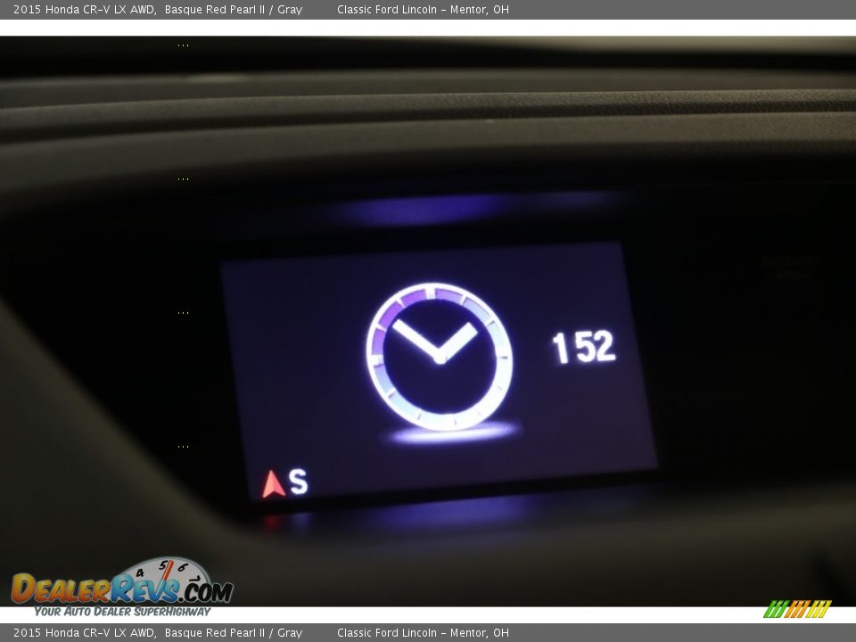 2015 Honda CR-V LX AWD Basque Red Pearl II / Gray Photo #11
