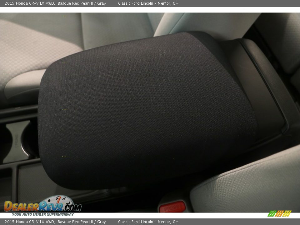 2015 Honda CR-V LX AWD Basque Red Pearl II / Gray Photo #16