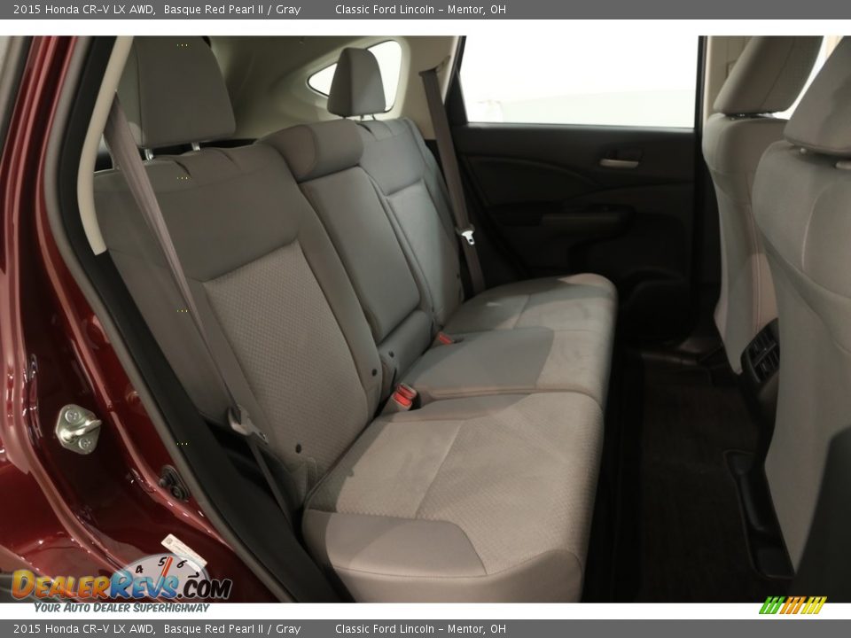 2015 Honda CR-V LX AWD Basque Red Pearl II / Gray Photo #19