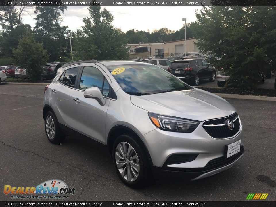 2018 Buick Encore Preferred Quicksilver Metallic / Ebony Photo #1