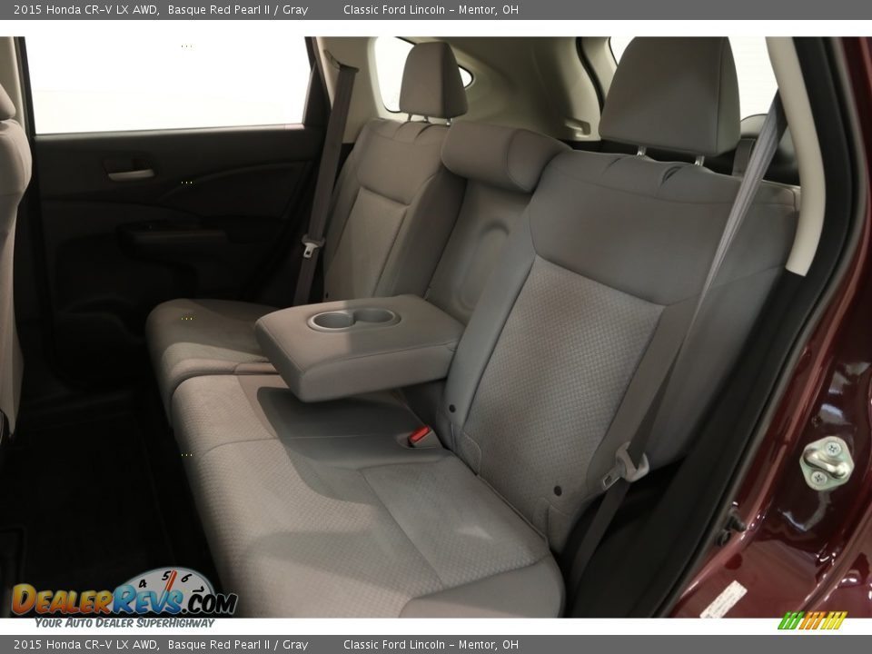 2015 Honda CR-V LX AWD Basque Red Pearl II / Gray Photo #21