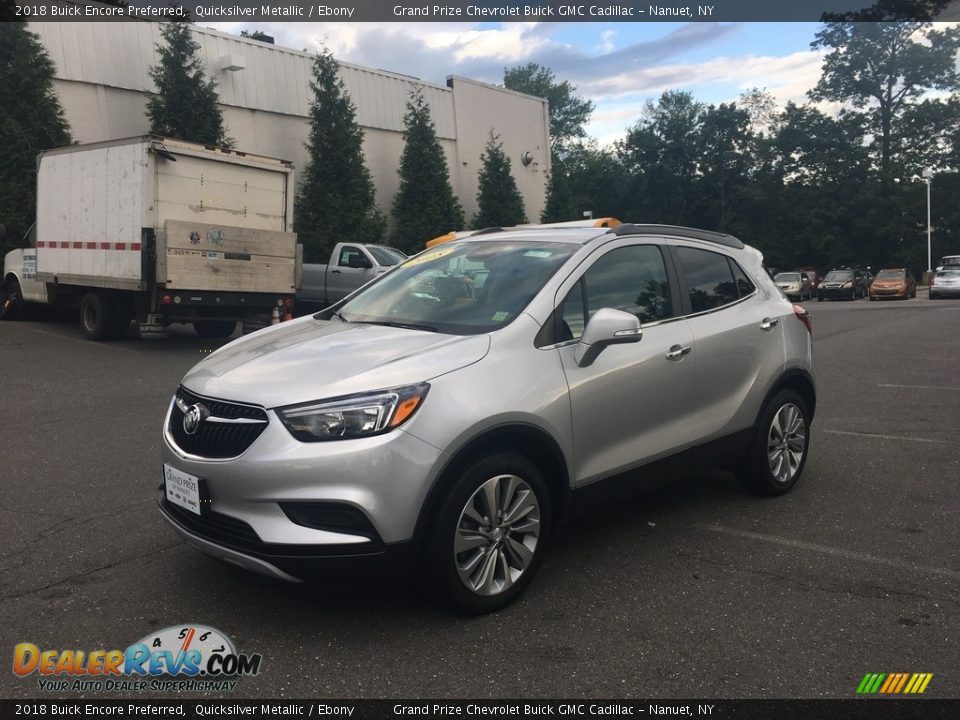 2018 Buick Encore Preferred Quicksilver Metallic / Ebony Photo #2