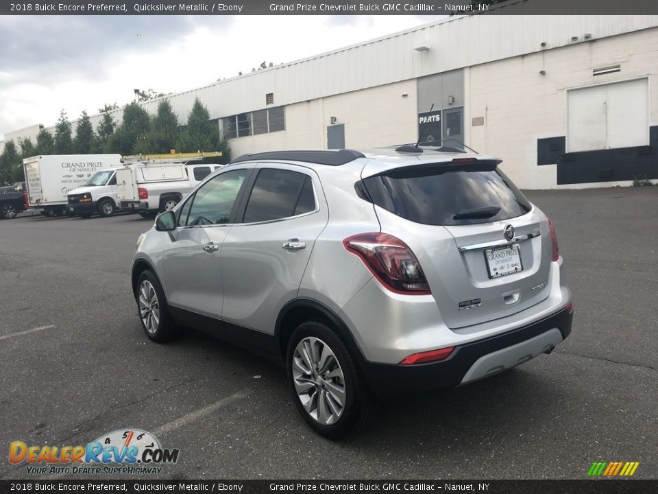 2018 Buick Encore Preferred Quicksilver Metallic / Ebony Photo #3