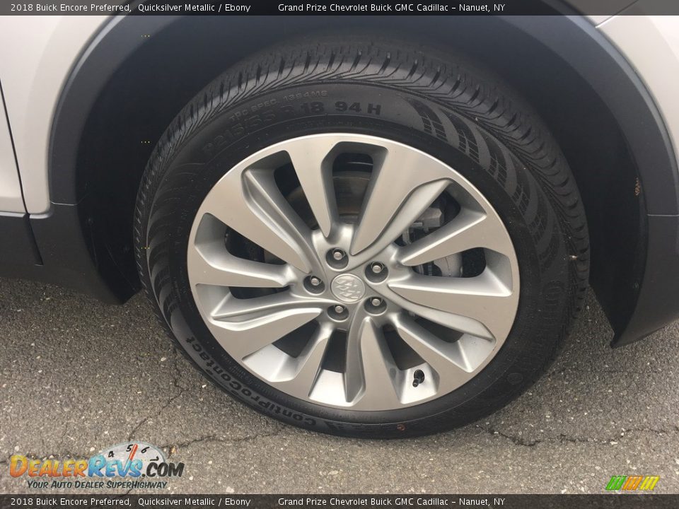 2018 Buick Encore Preferred Quicksilver Metallic / Ebony Photo #5