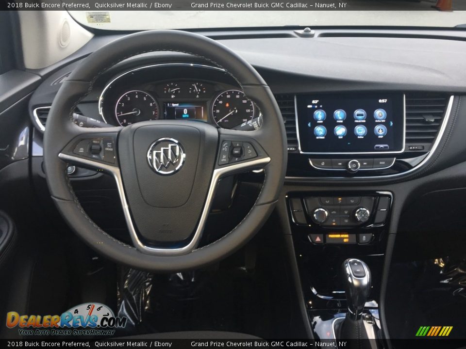 2018 Buick Encore Preferred Quicksilver Metallic / Ebony Photo #10