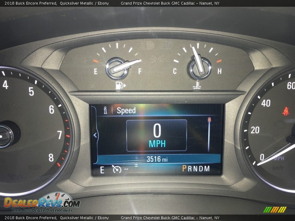 2018 Buick Encore Preferred Quicksilver Metallic / Ebony Photo #13