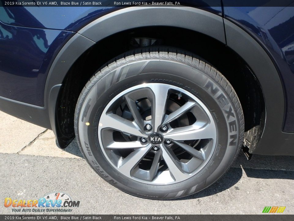 2019 Kia Sorento EX V6 AWD Blaze Blue / Satin Black Photo #2