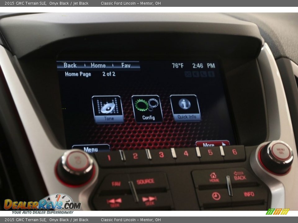 2015 GMC Terrain SLE Onyx Black / Jet Black Photo #12