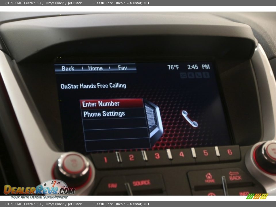 2015 GMC Terrain SLE Onyx Black / Jet Black Photo #13