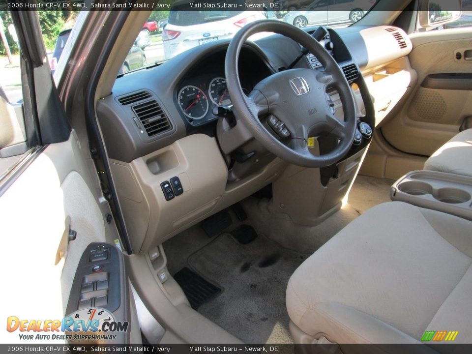 2006 Honda CR-V EX 4WD Sahara Sand Metallic / Ivory Photo #10