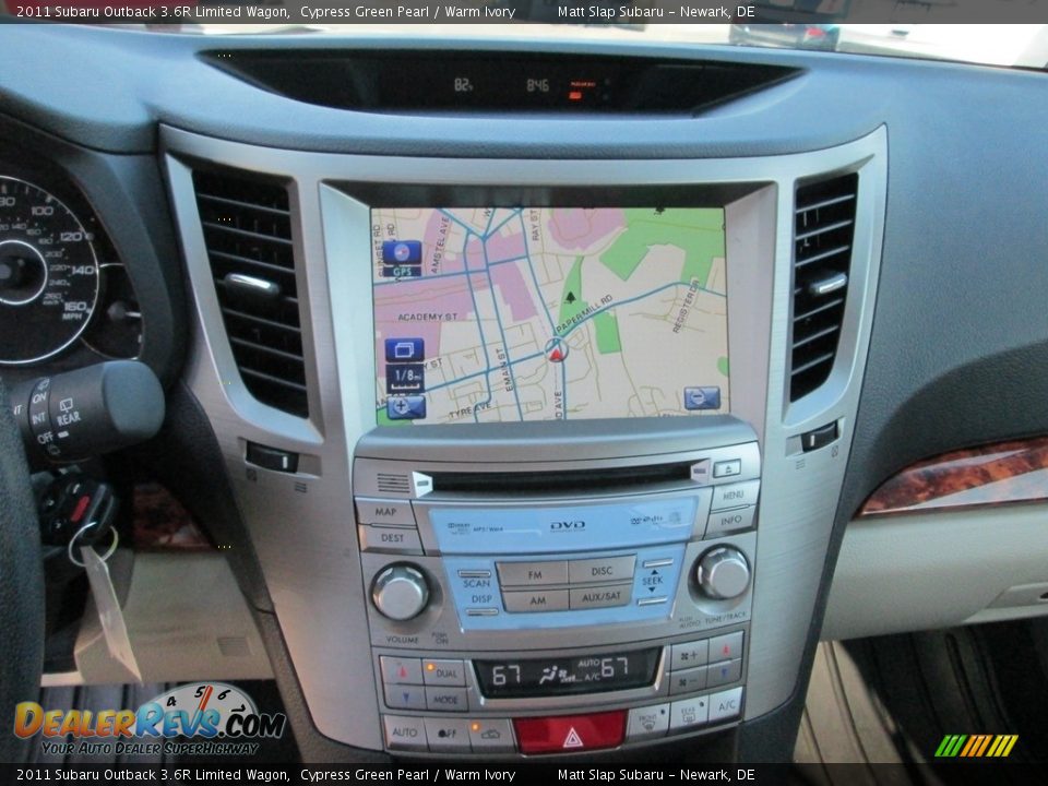 2011 Subaru Outback 3.6R Limited Wagon Cypress Green Pearl / Warm Ivory Photo #26