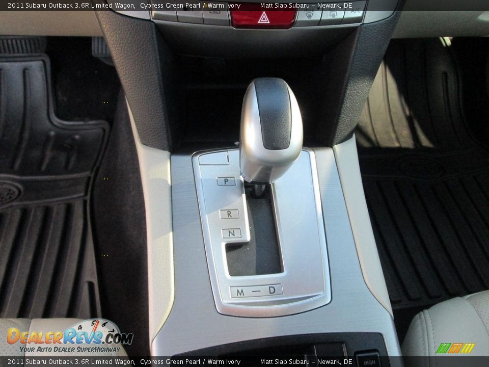 2011 Subaru Outback 3.6R Limited Wagon Cypress Green Pearl / Warm Ivory Photo #27