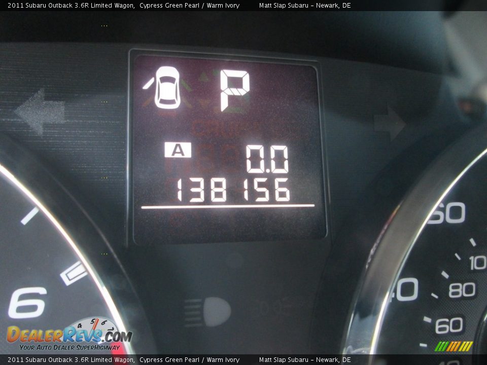 2011 Subaru Outback 3.6R Limited Wagon Cypress Green Pearl / Warm Ivory Photo #29