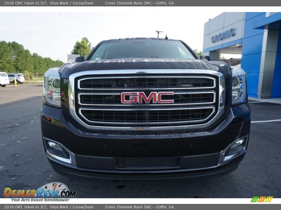 2018 GMC Yukon XL SLT Onyx Black / Cocoa/Dune Photo #2