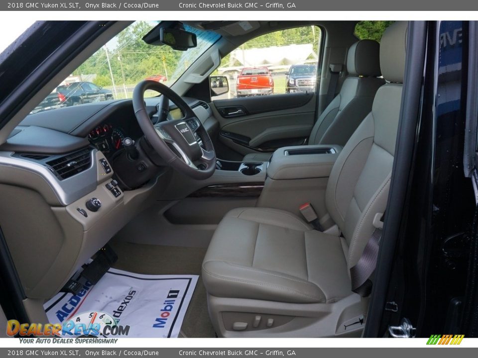 2018 GMC Yukon XL SLT Onyx Black / Cocoa/Dune Photo #4