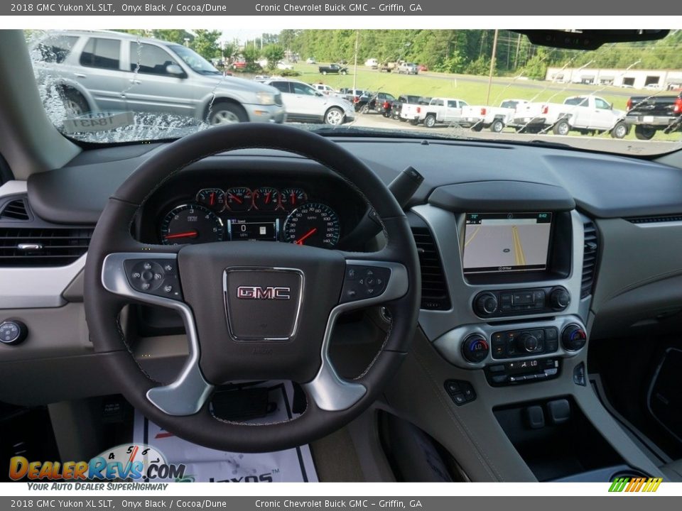 2018 GMC Yukon XL SLT Onyx Black / Cocoa/Dune Photo #5