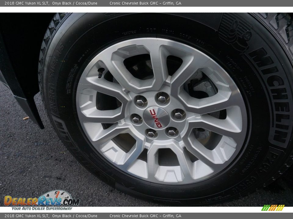 2018 GMC Yukon XL SLT Onyx Black / Cocoa/Dune Photo #9
