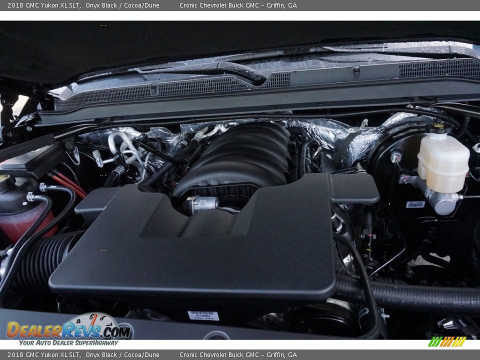 2018 GMC Yukon XL SLT Onyx Black / Cocoa/Dune Photo #10