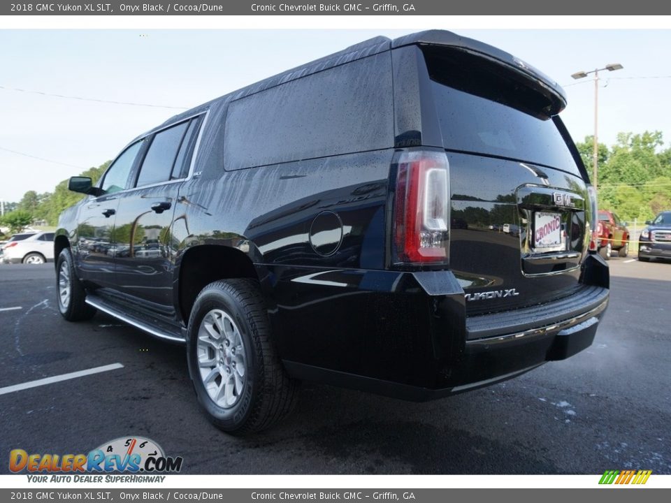 2018 GMC Yukon XL SLT Onyx Black / Cocoa/Dune Photo #14