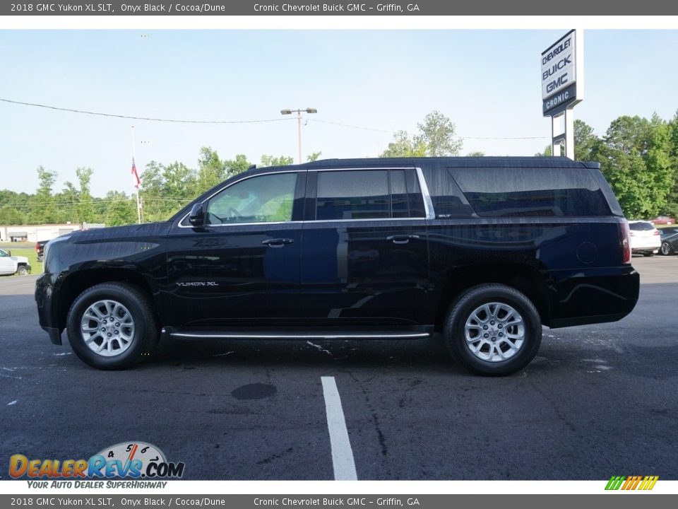 2018 GMC Yukon XL SLT Onyx Black / Cocoa/Dune Photo #15